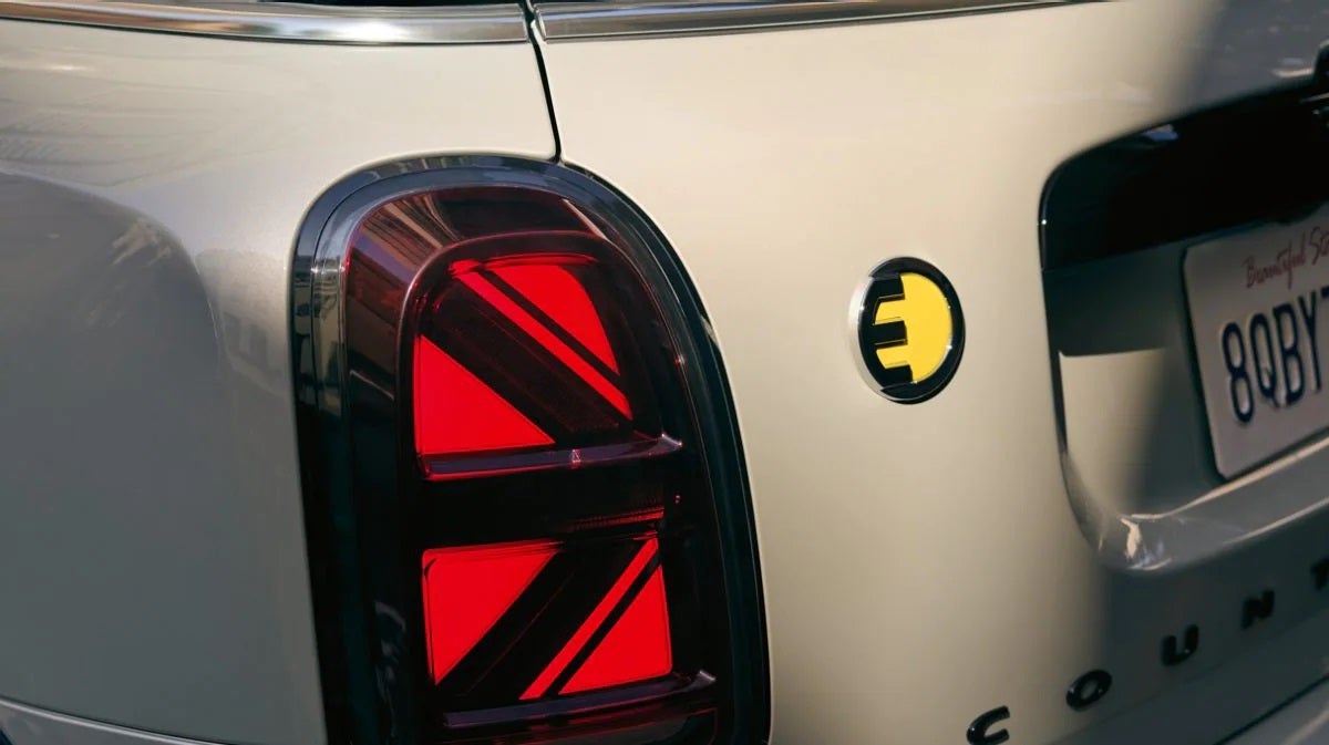 The MINI Cooper SE Countryman PHEV taillight. MINI of Pittsburgh in Pittsburgh PA